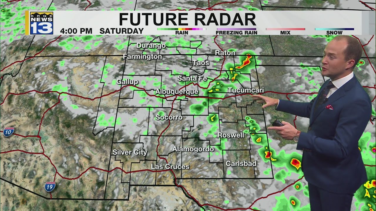 Rain and thunderstorm chances increase across New Mexico this weekend ...