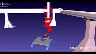 Programming and simulation of Comau robots by NIMAC