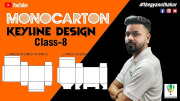 How to Make Box Dieline & Keyline - Carton Packaging (Class-8)