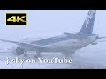 [4K] Heavy Snow! 1 Hour Plane Spotting at New Chitose Airport in Winter / 雪の新千歳空港 JAL ANA