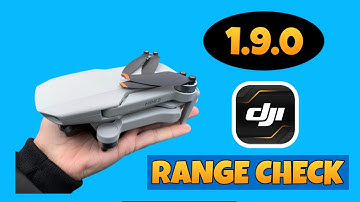NEW DJI FLY 1.9.0 UPDATE - RANGE CHECK (IOS) DJI mini 2 stock