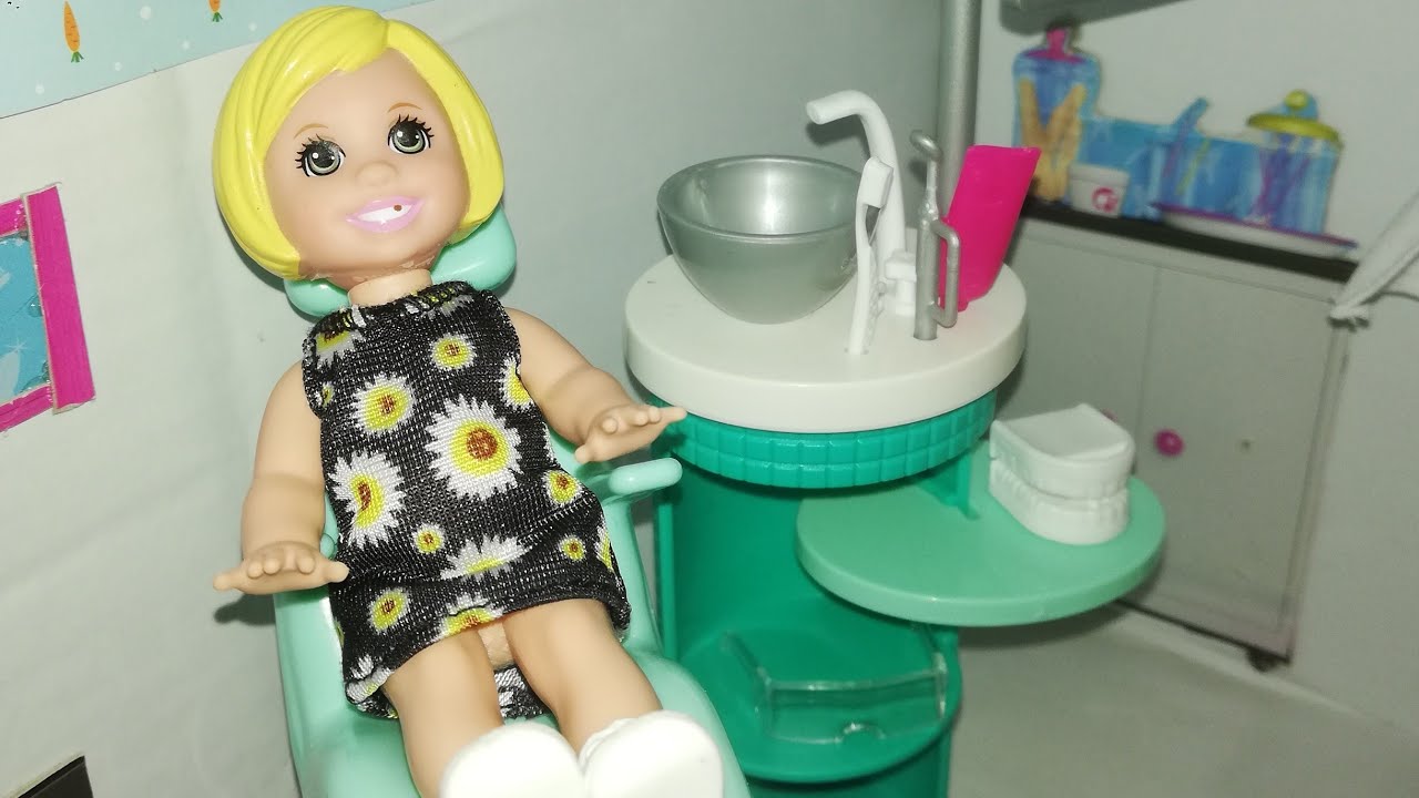 Barbie dentistlittle gabby goes to vist the dentist YouTube