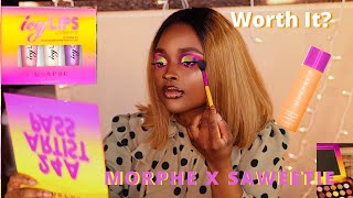 Morphe X Saweetie Collection 24A Artist Pass Palette Tutorial | 1000 Subs Giveaway Announcement