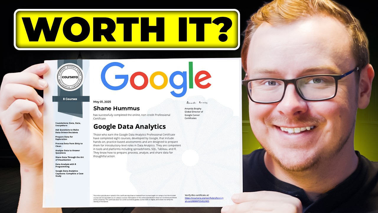 Is The Google Data Analytics Certificate ACTUALLY Worth It? (2025 Review)
