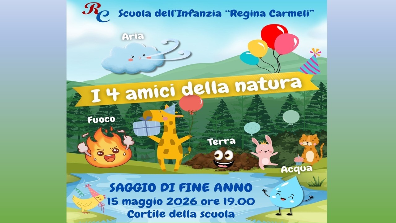 SAGGIO SCUOLA DELL'INFANZIA ORE 19.00 - 15 MAGGIO