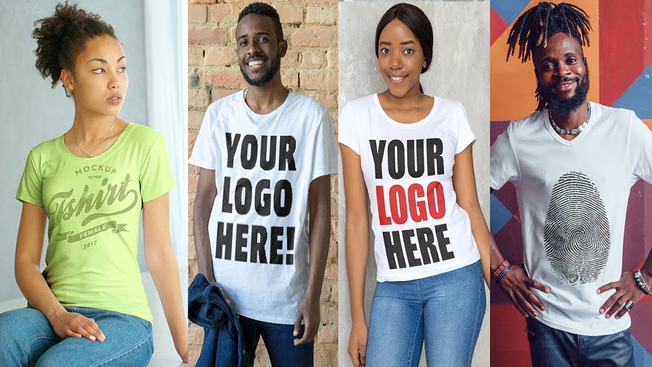 Download Best African American T shirt Mockup | African Top Tshirt Models | Black Models T shirt Mockups ...