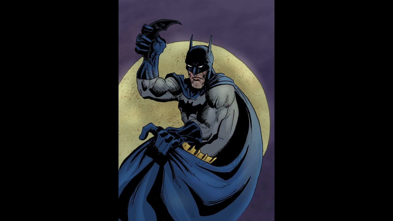 Batman speed coloring in clip studio | Comic art, DC comics