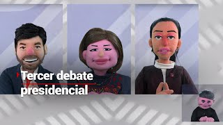 #LosPeluches | En el tercer debate presidencial, ¡hicieron todo menos debatir!