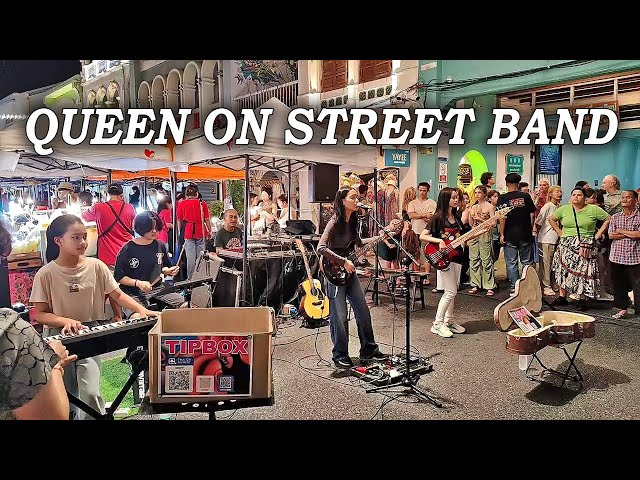 AMAZING SHOW by QUEEN ON STREET BAND @ Old Phuket Town class=