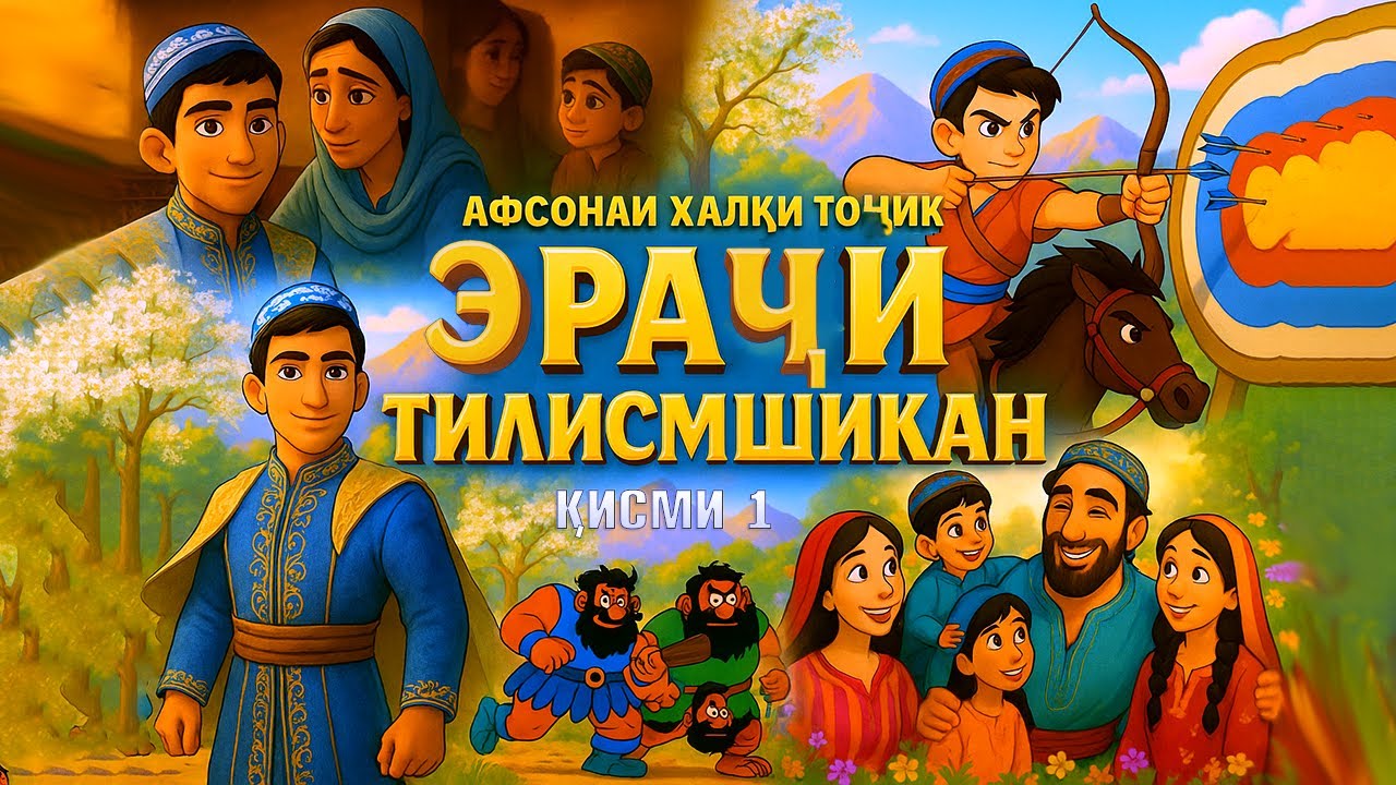 Афсонаи халқи тоҷик. ЭРАҶИ ТИЛИСМШИКАН (Қисми 1) #ЭраҷиТилисмшикан #АфсонаҳоиТоҷикӣ #Тоҷикистон