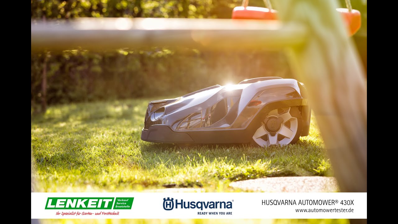 Husqvarna Automower® 430X Momente der Installation YouTube