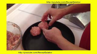 Рисовые тефтели в сметанно томатном соусе запечённые в духовке из куриного филе и фарша | Тефтельки Рисовые тефтели в сметанно томатном соусе запечённые в духовке из куриного филе и фарша | Тефтельки