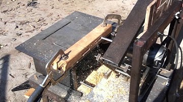 Demonstrating steel pantorouter making mortise and tenon joint(HD)