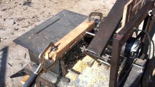 Demonstrating steel pantorouter making mortise and tenon joint(HD)