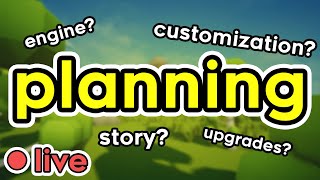 Help me plan my indie game | 🔴 LIVE