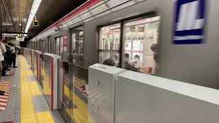 Osaka Metro御堂筋線21系1編成更新車なかもず行き発車シーン