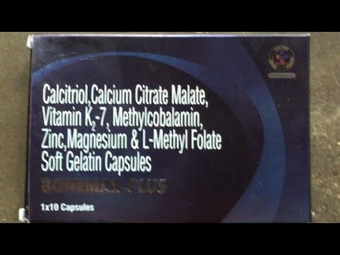 Bonemax Plus Capsule Vitamin K2 7 Zinc Calcium Magnesium Full Review In Hindi Youtube