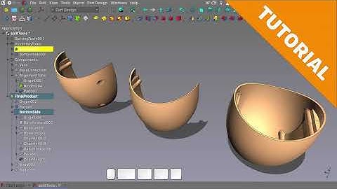 FreeCAD _ LinkStage3: Design using the boolean tools in PartDesign workbench. (Part 1)