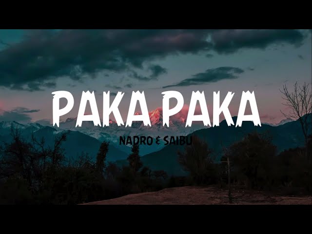 Nadro u0026 Saibu - Paka Paka (Lyrics) | Wind Vibe class=
