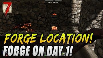 7 Days To Die Forge Location - 7 Days to Die How To Make a Forge - 7 Days To Die Crafting Guide