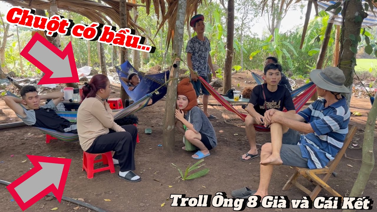 Chuột Linh Sơn “Có Bầu” thèm ăn củ hủ dừa ,xin Ông 8 và Cái Kết