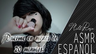 ASMR ESPAÑOL | ¡DUERME EN MENOS DE 20 MINUTOS! (SUSURROS, TAPPING, WATER AND MOUTH SOUNDS)