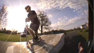 Scooter Barspin Into Kicker