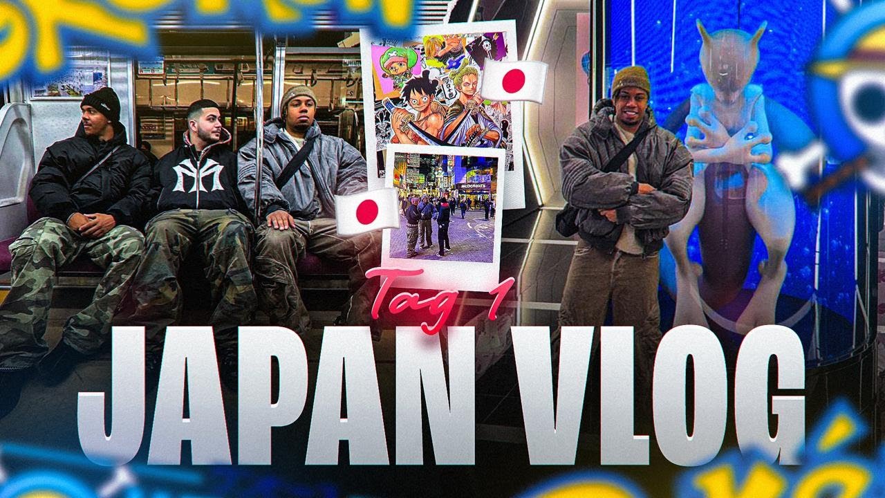 TAG 1 in JAPAN!😍🇯🇵 Tokyo Vlog mit Willy, Rohat & Metin⭐️