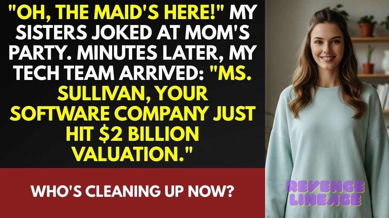 At Mom's Birthday Party, They Called Me The Maid—Then My Developer Team Walked In