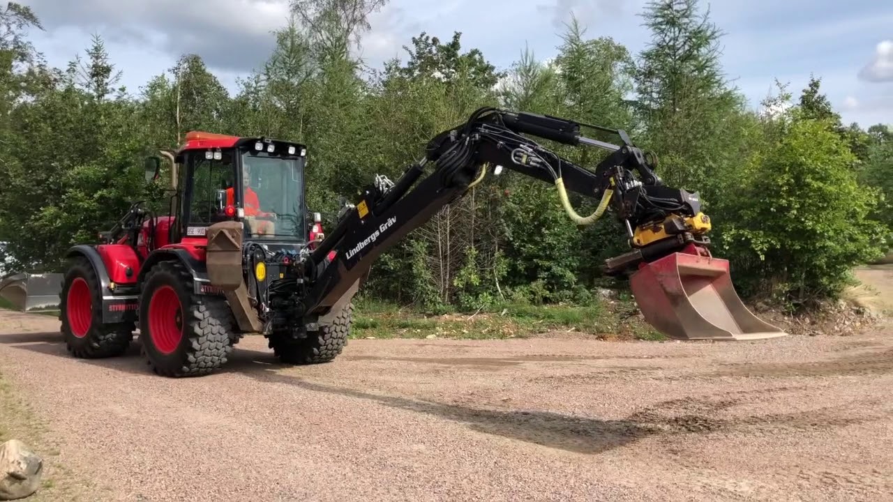 Grävlastare med tillbehör Huddig 1260B