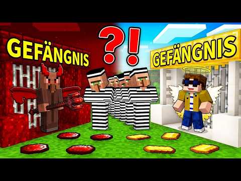 TEUFEL GEFÄNGNIS vs. ENGEL GEFÄNGNIS in Minecraft!