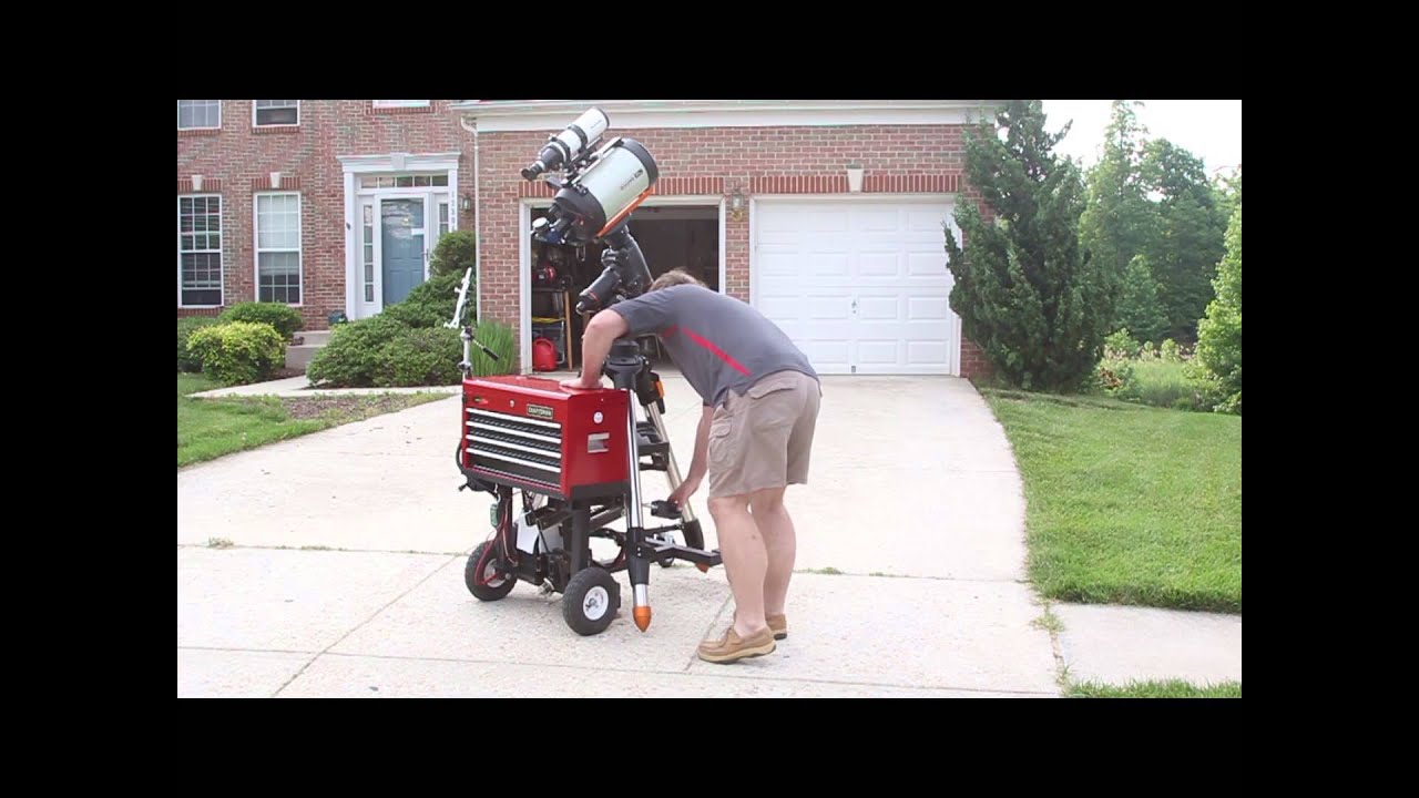 Telescope Cart setup in 45 seconds YouTube