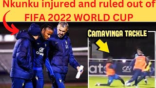 Nkunku injured and ruled out of World Cup after Camavinga tackle