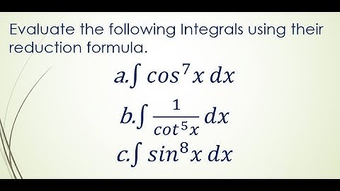 Reduction Formula for all Trig Functions and Application/Worked Examples.
