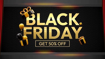 Free 3D Black Friday Big Sale Promo Ad Template (Customizable) - FlexClip