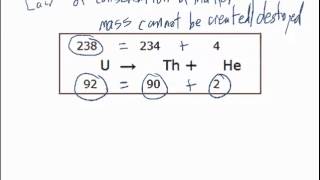 Chemistry - Balancing Nuclear Reactions