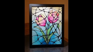 Make it Monday: Stained Glass Watercolor Part 2