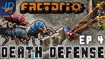 Ep4 Poober wordt een Mod ⚙️Factorio 1.0 Death Defence met @Soelless Gaming ​