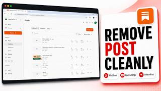 How to Delete a Post on Substack in the Newsletter Editor