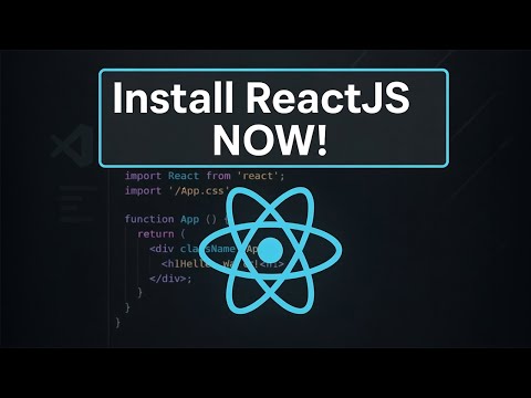 How to Install ReactJS in Visual Studio Code
