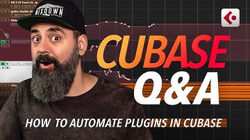 How to AUTOMATE PLUGINS in CUBASE (Q&A)