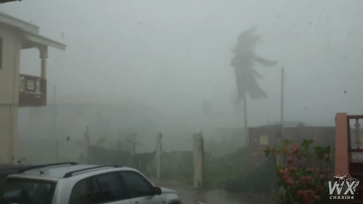 Hurricane Beryl Landfall Carriacou raw power 4k - Eye wall of category 4