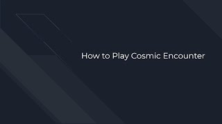 How to play Cosmic Encounter: The Right Way