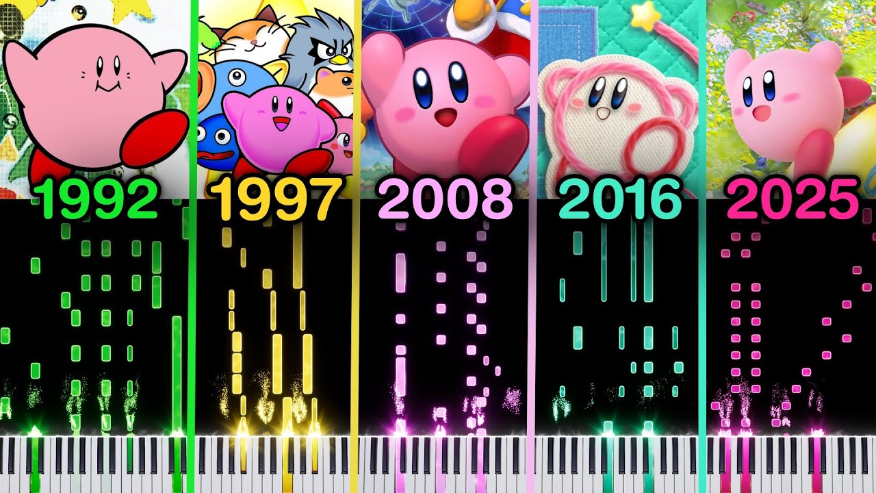 Evolution of Kirby Music (1992 - 2025)