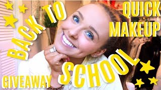 Quick College Makeup Tutorial & Giveaway