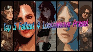 TOP 5 LookMenu Preset For Fallout 4 FEMALE EDITION