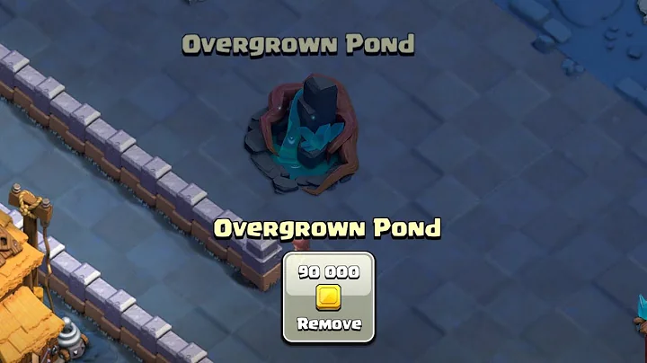 WHAT IS INSIDE OVERGROWN POND IN COC BUILDER BASE 🤯
