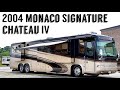 2004 monaco signature chateau 4 slide a class 515hp detroit diesel tag axle diesel pusher  129900