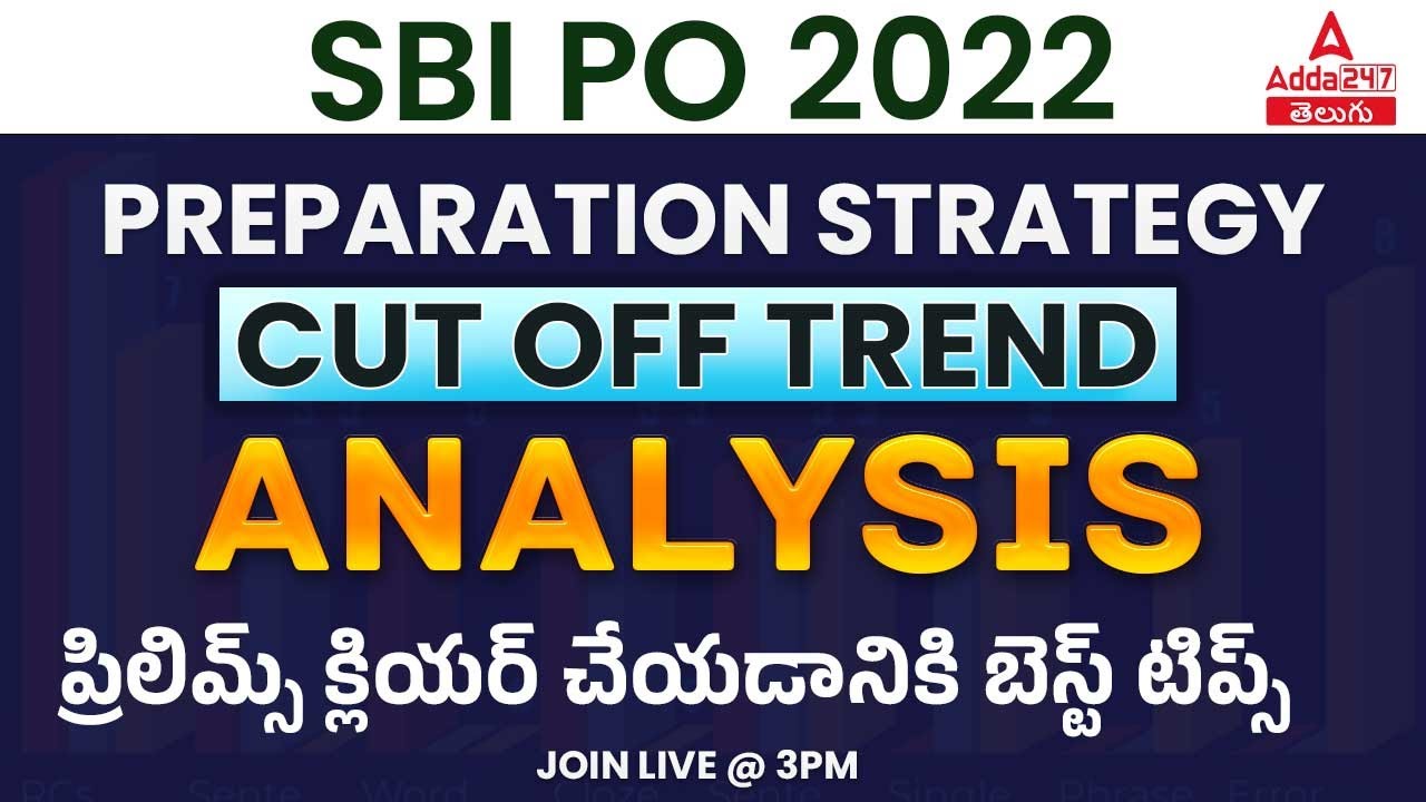 SBI PO Preparation Strategy SBI PO Cut Off Analysis SBI PO