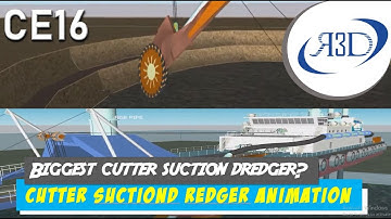 CE16: Biggest Cutter Suction Dredger? TOW No. 1 || CONSTRUCTION METHOD